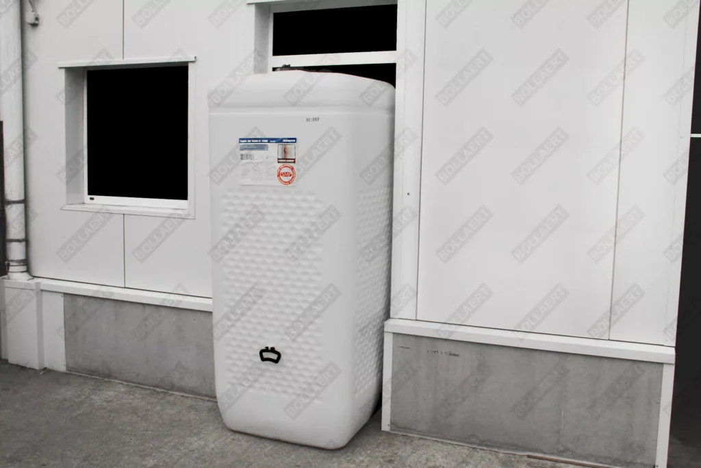 Cuve fioul PE: 4 x 1000L (=4000L) spécial - jumelage largeur