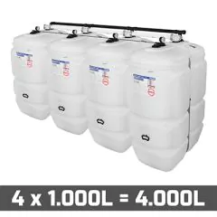 Cuves à mazout PE 4 x 1000L (=4000L) standard - jumelage largeur thumbnail