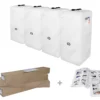 Cuve fioul PE: 4 x 750L (=3000L) spécial - jumelage carré