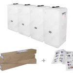 Cuve fioul PE: 4 x 750L (=3000L) spécial – jumelage carré