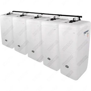 Cuve fioul PE: 5 x 1000L (=5000L) spécial - jumelage largeur