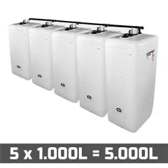 Cuves à mazout PE 5 x 1000L (=5000L) spécial - jumelage largeur thumbnail