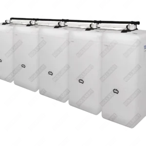Cuve fioul PE: 5 x 750L (=3750L) spécial - jumelage largeur