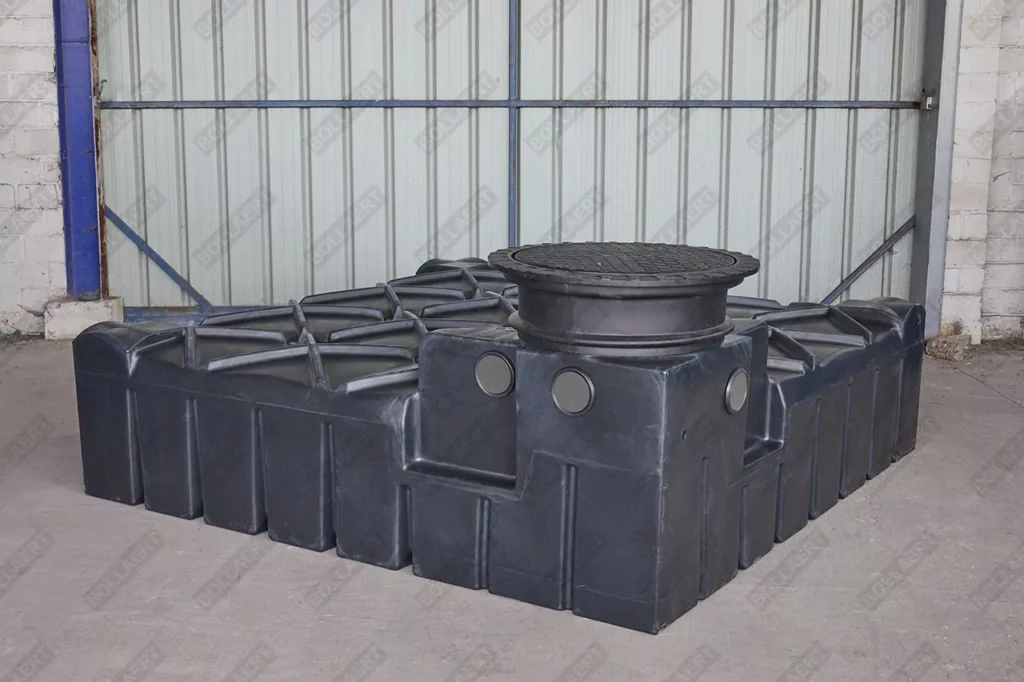 Fosse septique hors sol ultraplate - 3000 litres