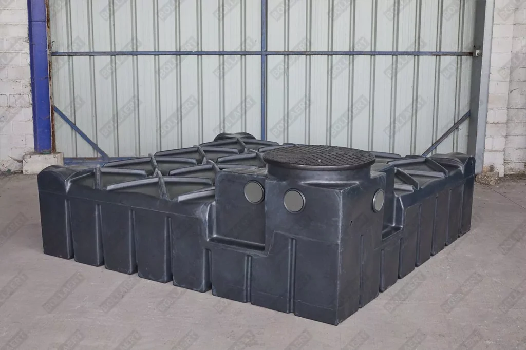 Fosse septique hors sol ultraplate - 3000 litres