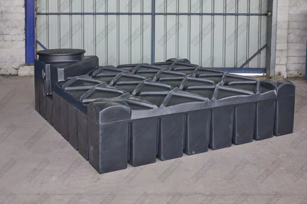Fosse septique hors sol ultraplate - 3000 litres