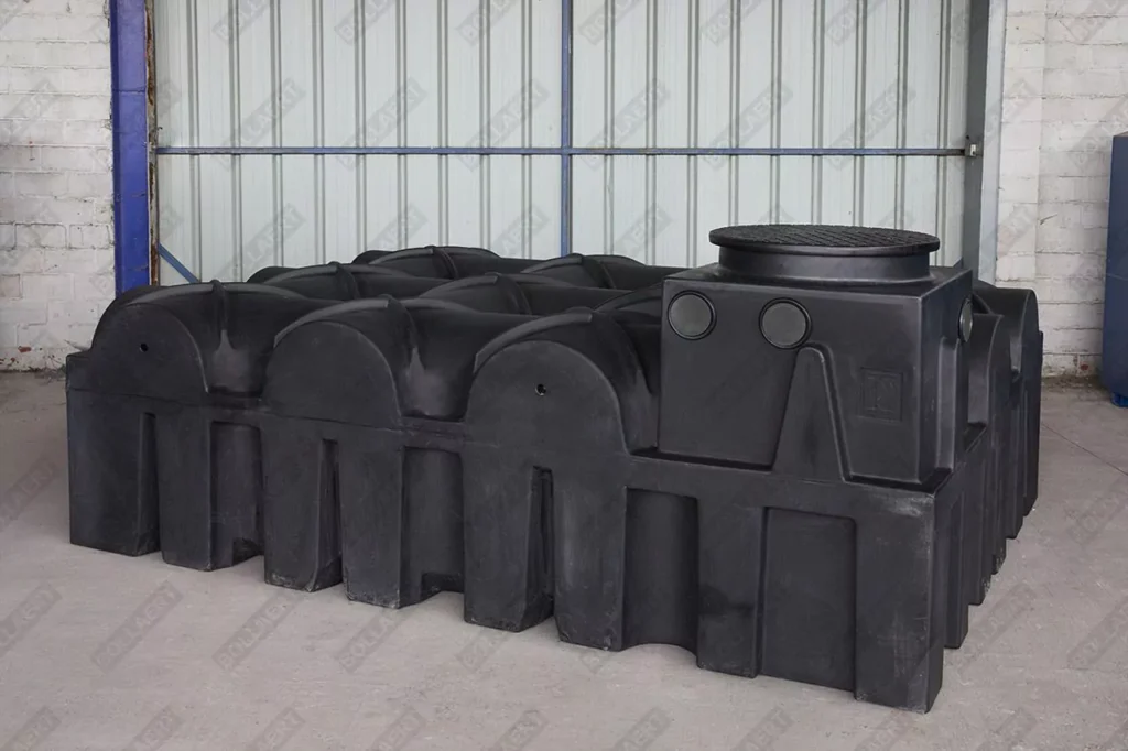 Fosse septique hors sol ultraplate - 5000 litres