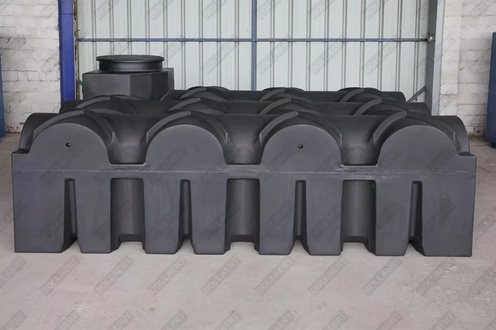 Fosse septique hors sol ultraplate - 5000 litres