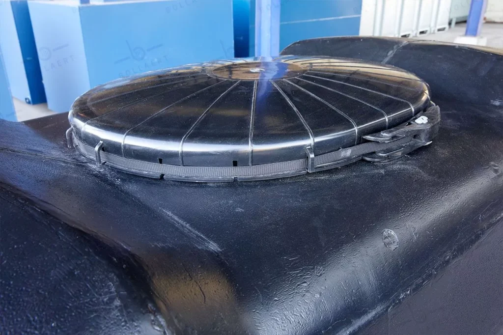 Fosse septique rectangulaire en plastique (PE) à enterrer de 1000 litres 3