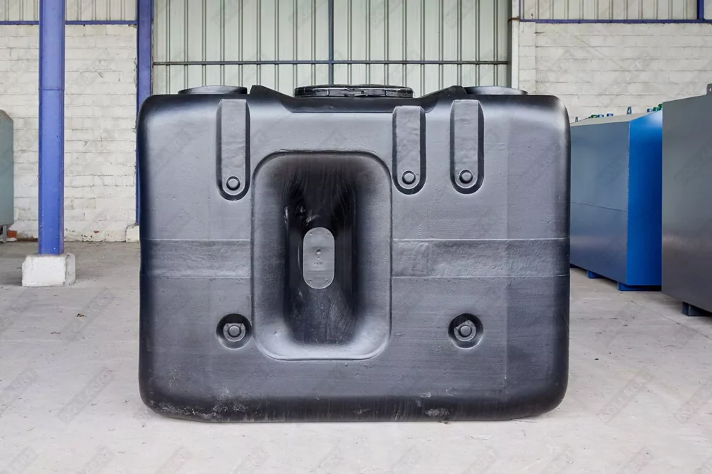 Fosse septique rectangulaire en plastique (PE) à enterrer de 1500 litres
