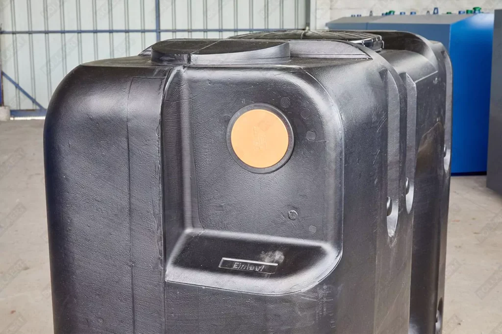 Fosse septique rectangulaire en plastique (PE) à enterrer de 1500 litres