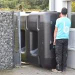 Fosse septique rectangulaire en plastique (PE) à enterrer de 3000 litres