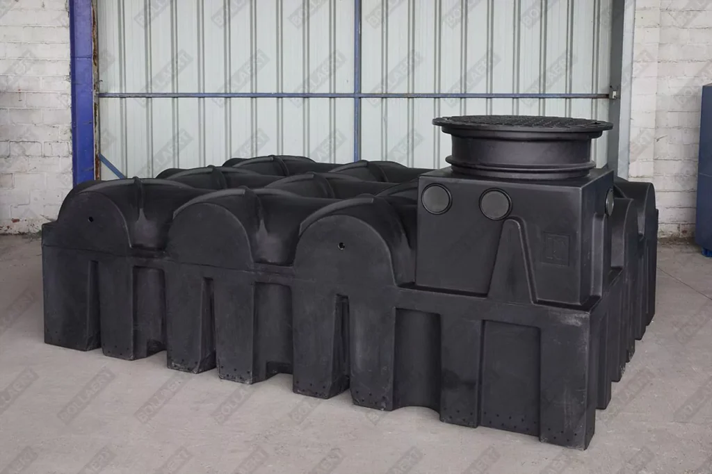 Puits d’infiltration en plastique extra plat - 5000 litres