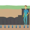 Puits d’infiltration en plastique extra plat - 5000 litres