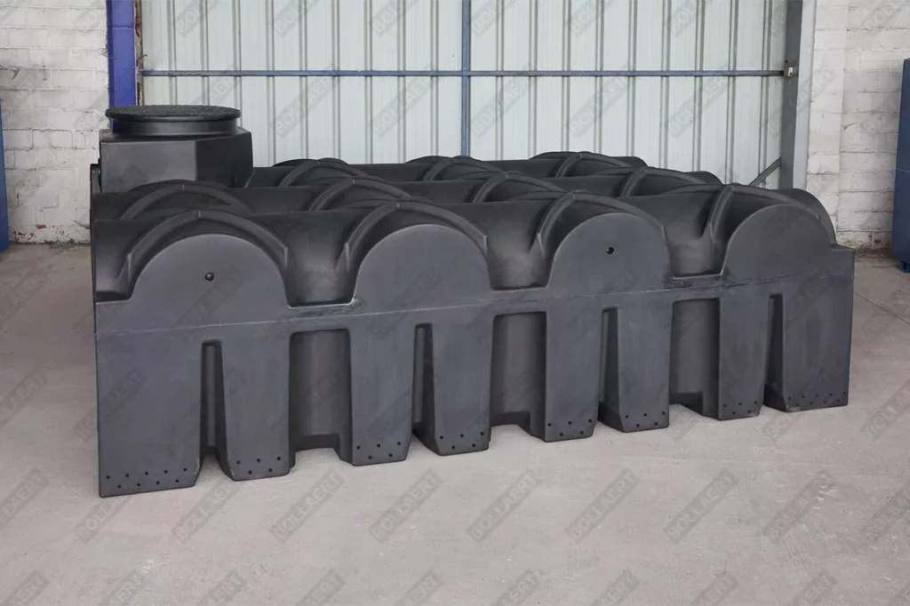 Puits d’infiltration en plastique extra plat - 5000 litres