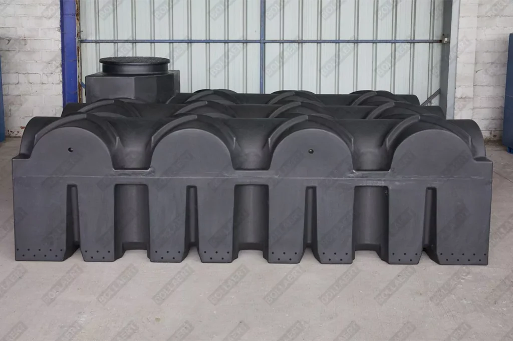 Puits d’infiltration en plastique extra plat - 5000 litres