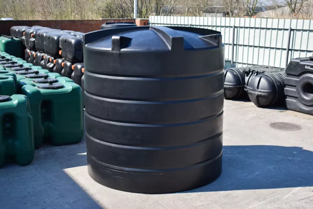 Cuve récupération eau de pluie 10000L - ronde - (Ø 2,40 m)