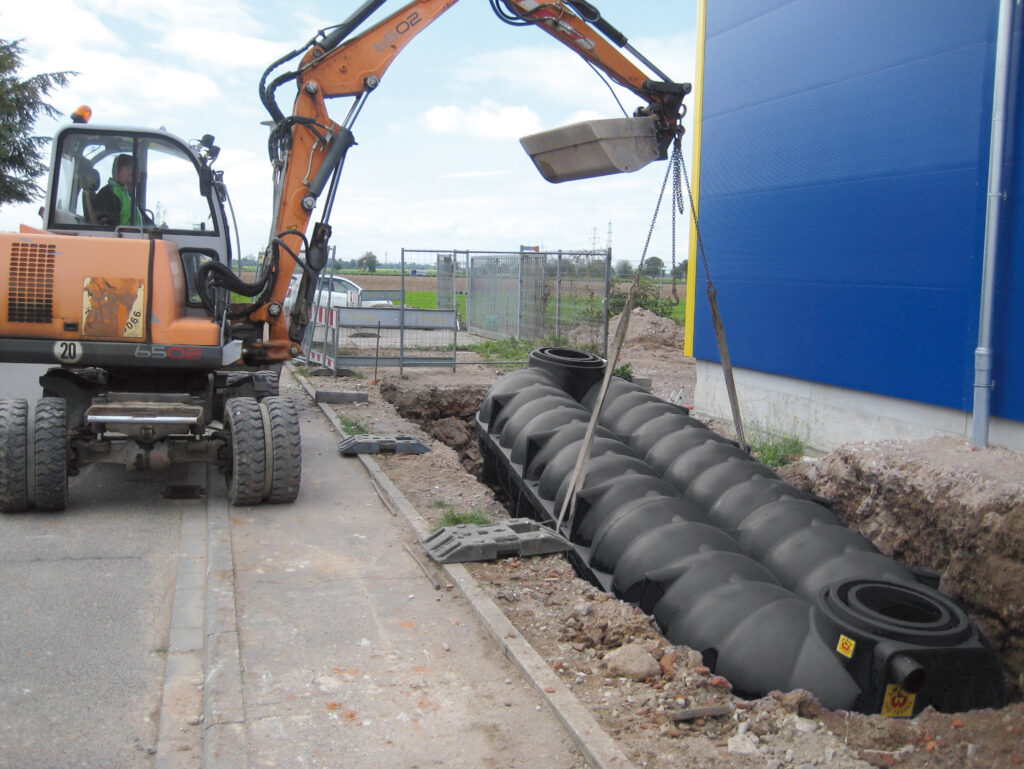 Fosse septique plate - 10.000 litres