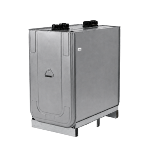 Cuve à fioul galvanisée 1000L – compacte, double paroi (métal et plastique)