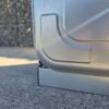 Détail d'angle du pied en acier de la cuve à fioul galvanisée 620 litres
